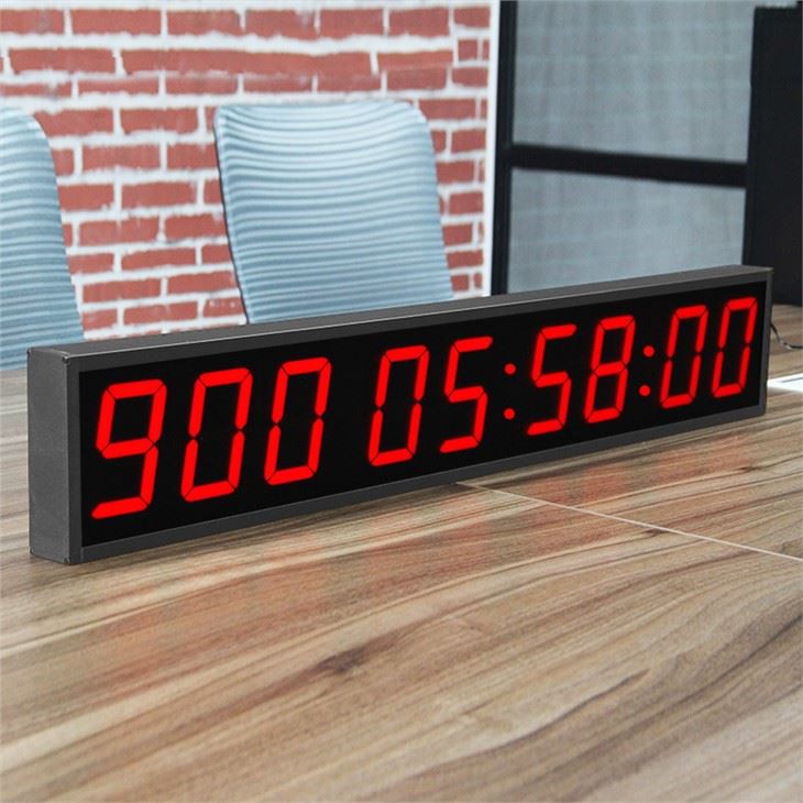 electronic days countdown up wall clock