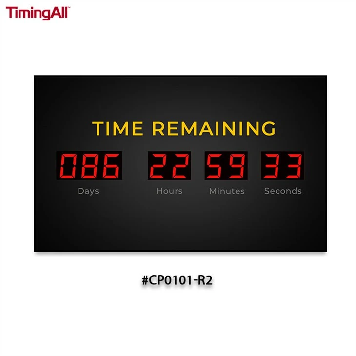 Custom Day Countdown Clock For Important Event in stock