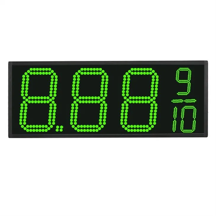 Semn led pentru prețul gazului
