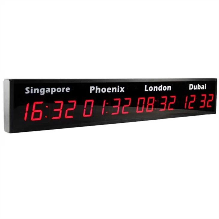 LED Display World Clock