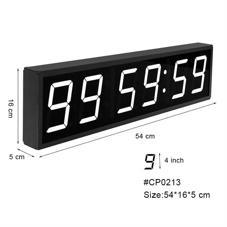 led wall clock